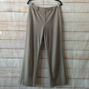 Ralph Lauren Black Label Women's Size 6 Wool Blend Dress Pants Taupe St Wide Leg